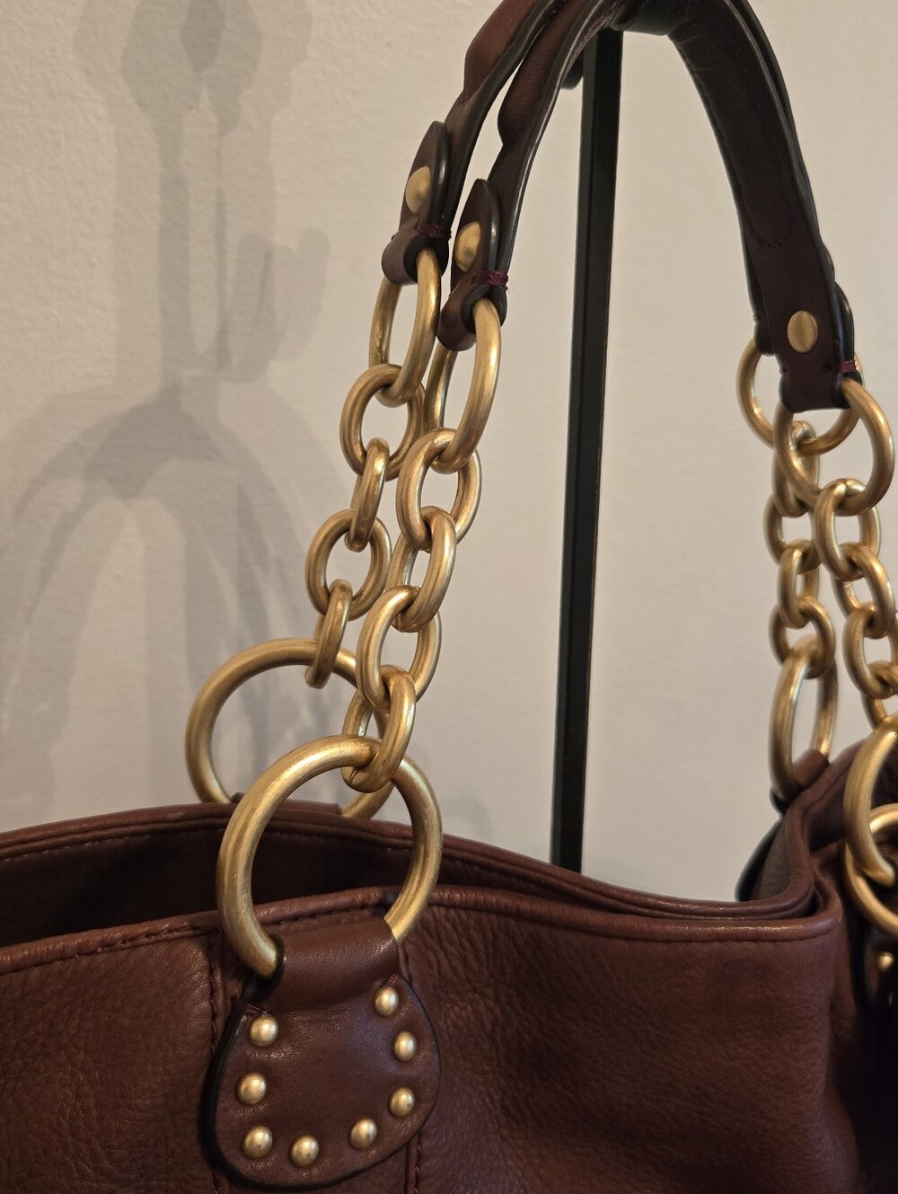 Juicy Couture Y2K Brown Leather Purse Bag - Picture 4 of 11